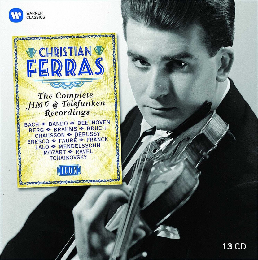 Christian Ferras  Christian Ferras  Icon: The Complete HMV & Telefunken Recordings  CD