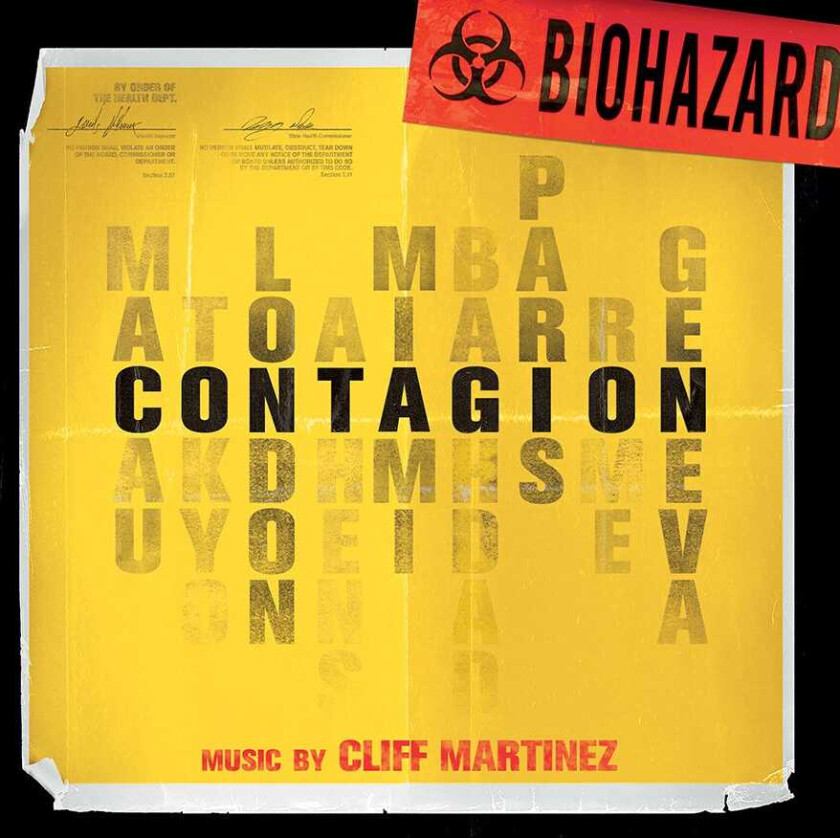 Cliff Martinez, Filmmusikk Contagion Soundtrack LP/Vinyl