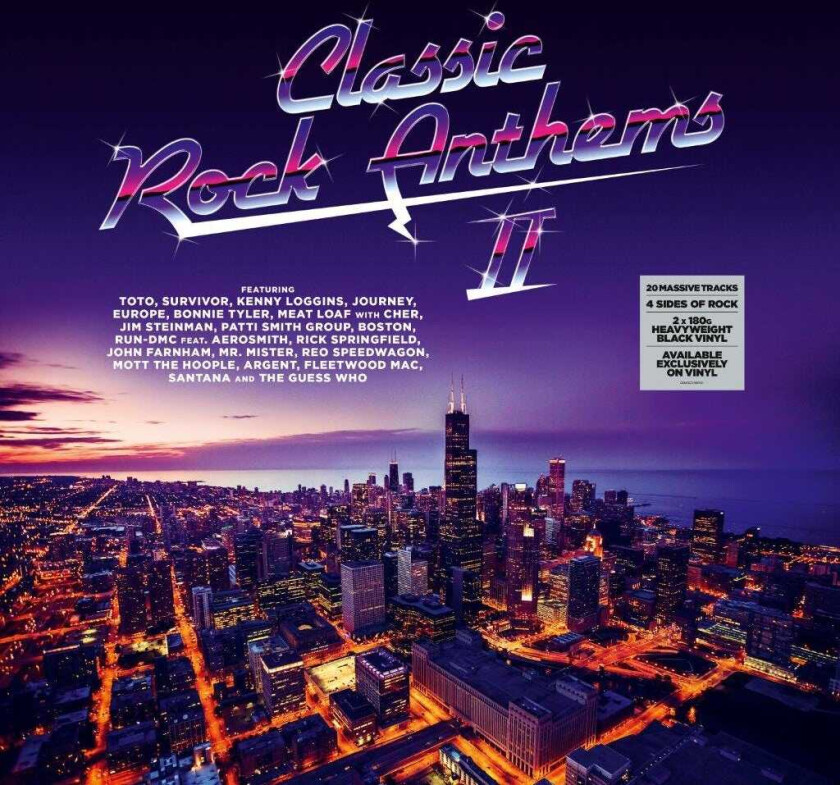 Diverse Rock, Diverse Artister Classic Rock Anthems 2 LP/Vinyl