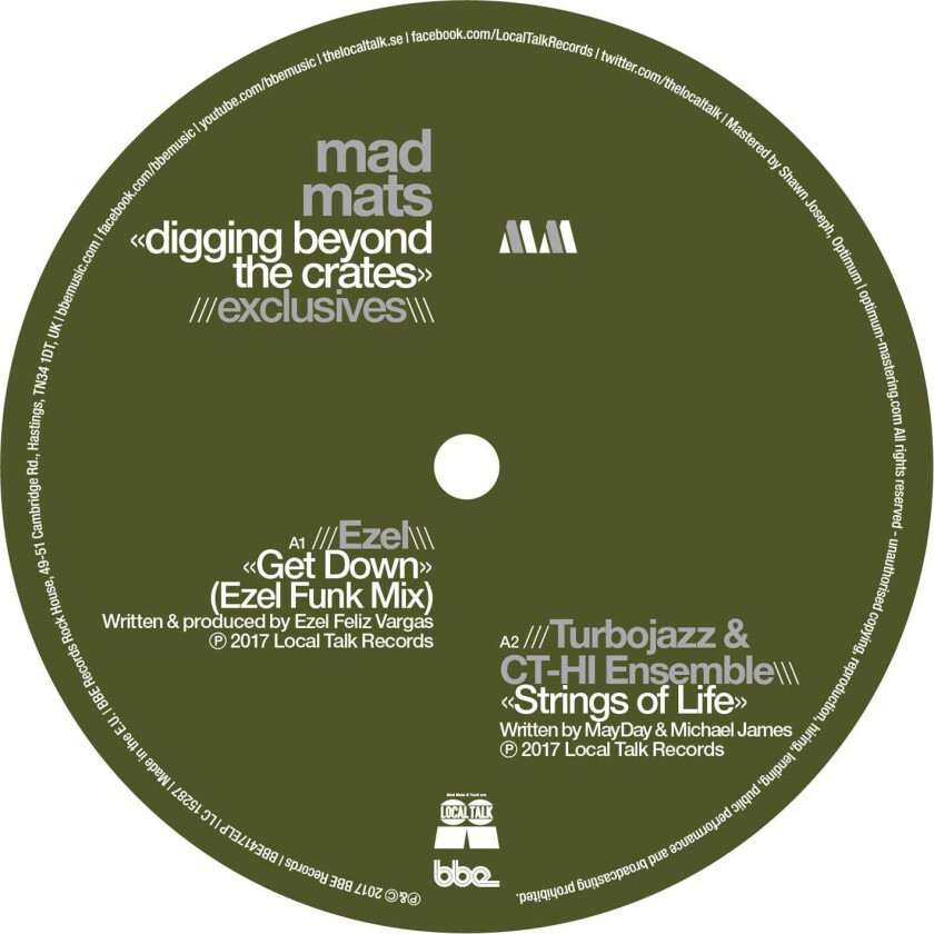 Diverse Dance  Mad Mats Presents Digging Bryond The Crates  LP/Vinyl