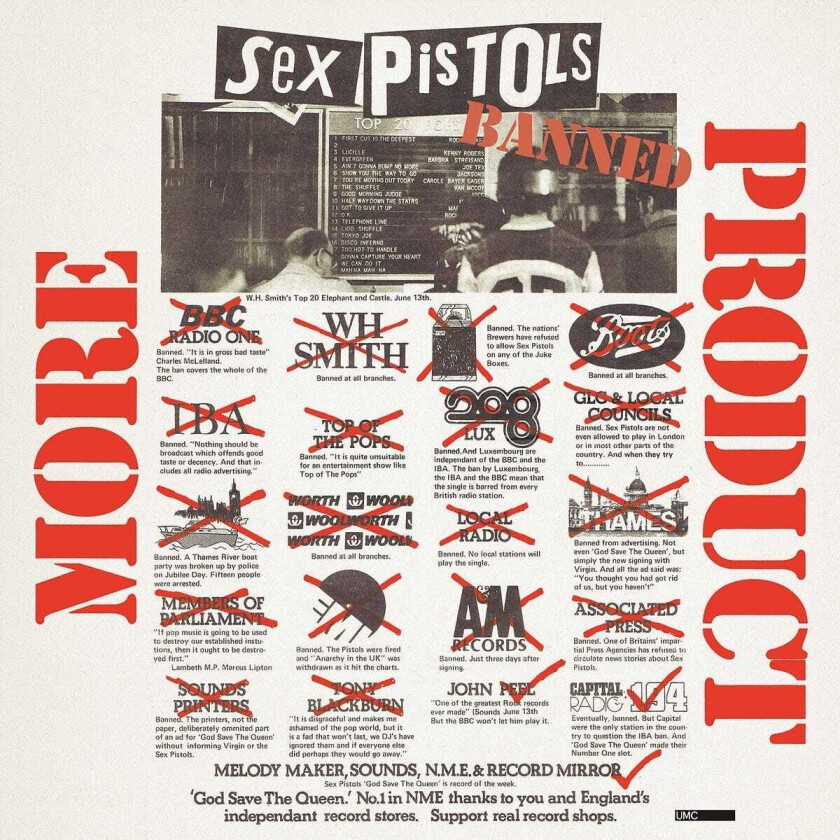 Sex Pistols More Product CD