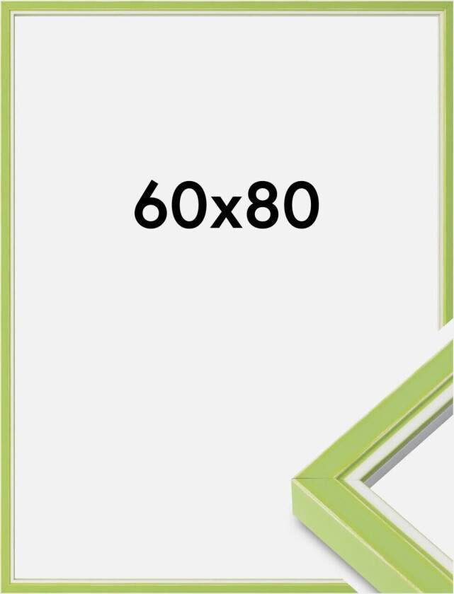 Ramme Diana Akrylglass Lysegrønn 60x80 Cm