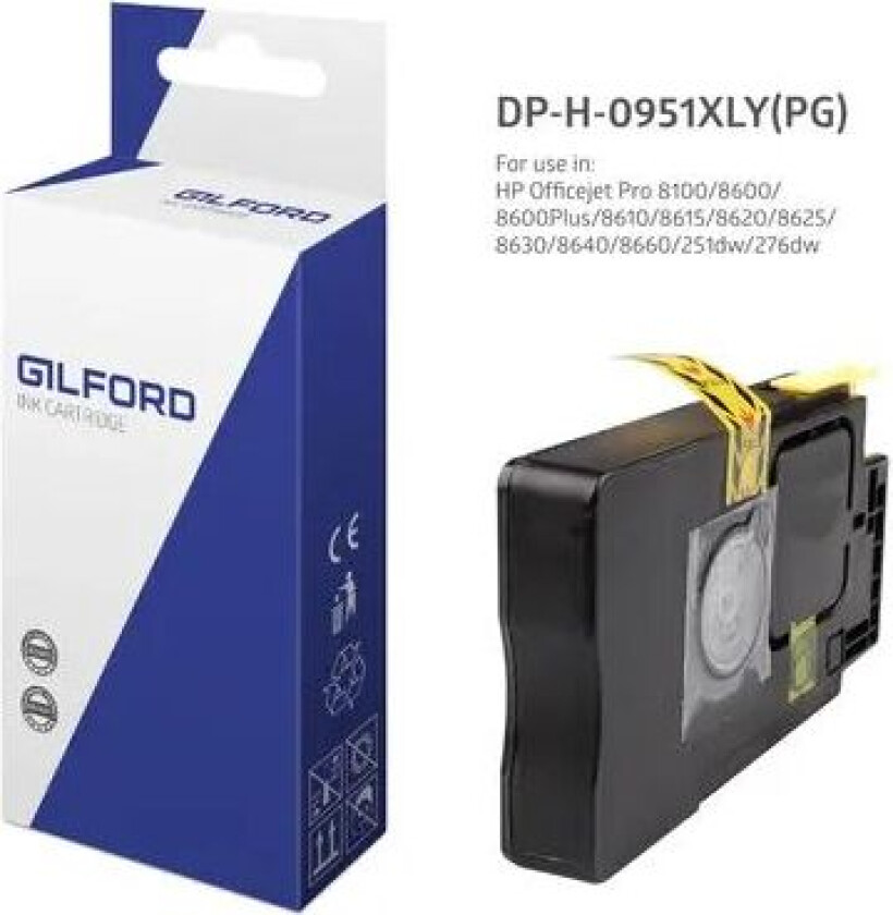 Blekk Gul Dh-951xly - Pro 8100