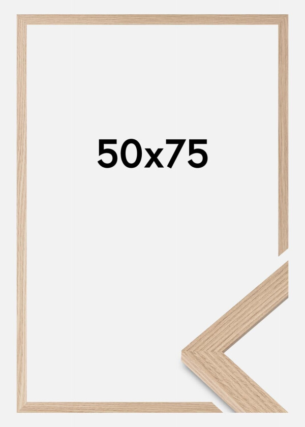 Ramme Bga Classic Akrylglass Eik 50x75 Cm