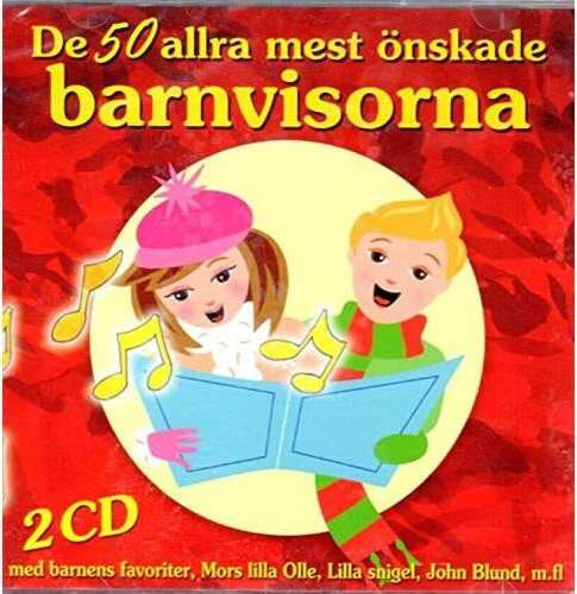 Diverse Barn De 50 Allra Mest Önskade Barnvisorna CD