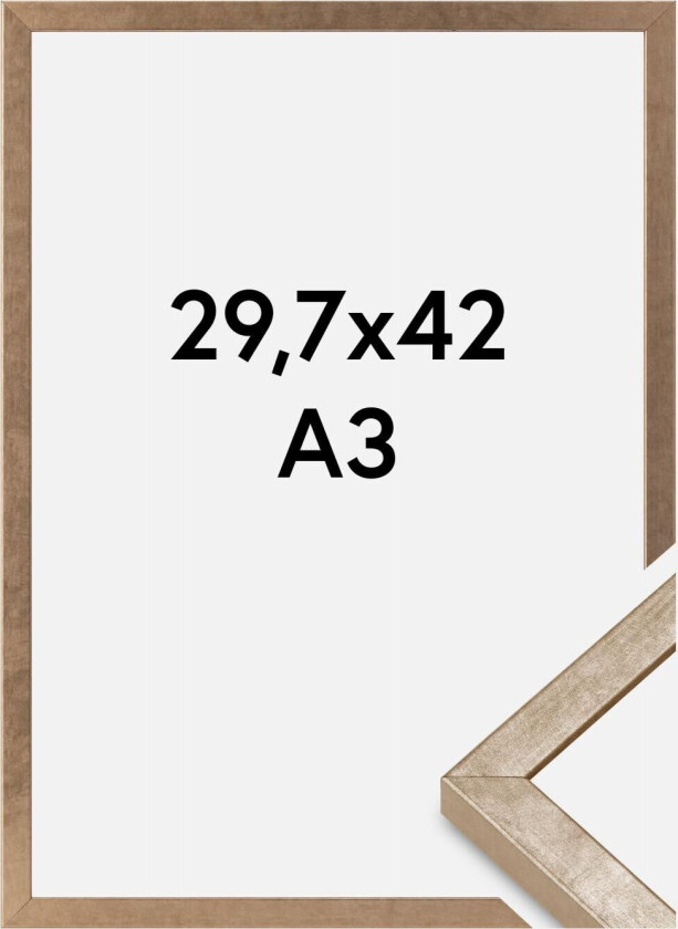 Ramme Ares Akrylglass Messing 29,7x42 Cm (A3)