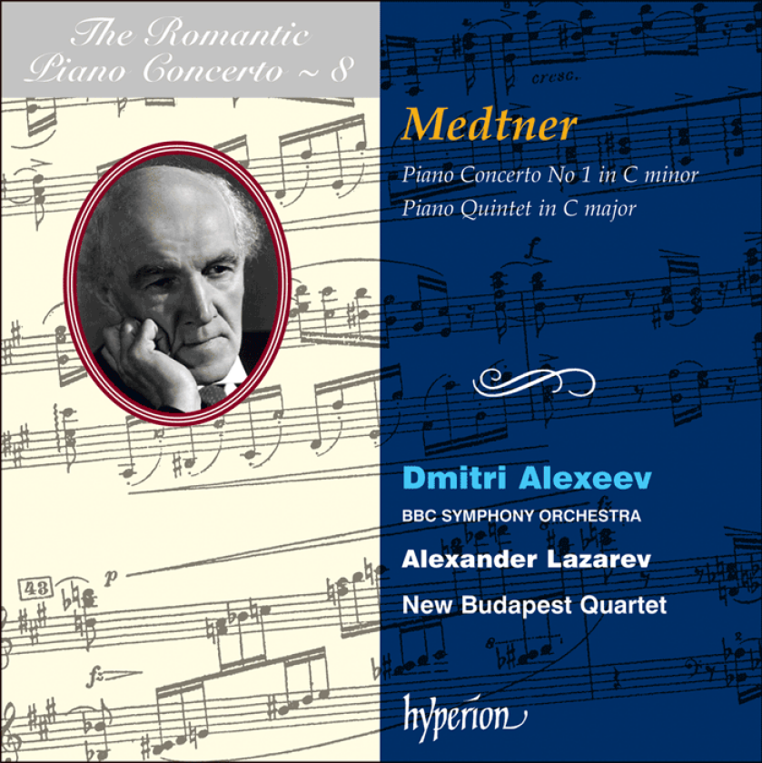 Alexander Lazarev, BBC Symphony Orchestra, Tony Faulkner, Dmitri Alexeev, Arthus Johnson, New Budapest Quartet Choir Medtner: Piano Concerto No 1; Piano Quintet CD