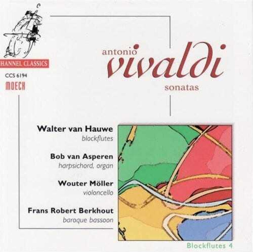 Bob Van Asperen, T.A. Diehl, Bert Van Der Wolf, Wouter Möller, Walter Van Hauwe, Franz Robert Berkhout  Vivaldi: Recorder Sonatas  CD