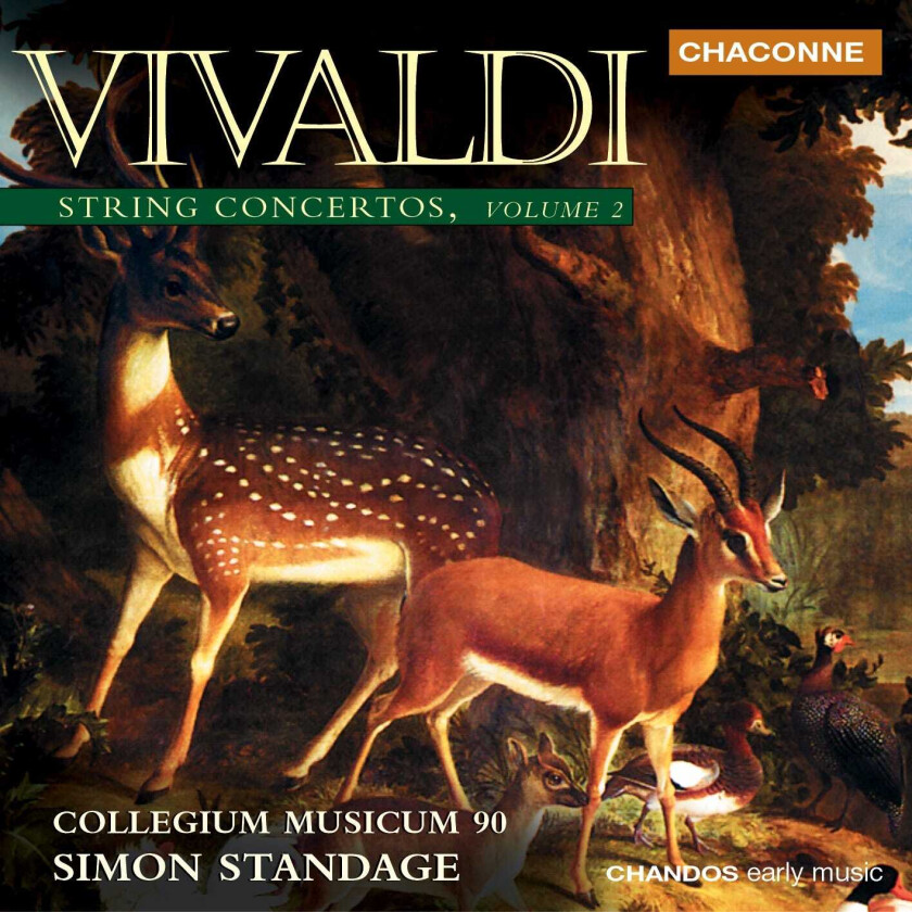 Simon Standage, Collegium Musicum 90 Orchestra Vivaldi: String Concertos, Volume 2 CD