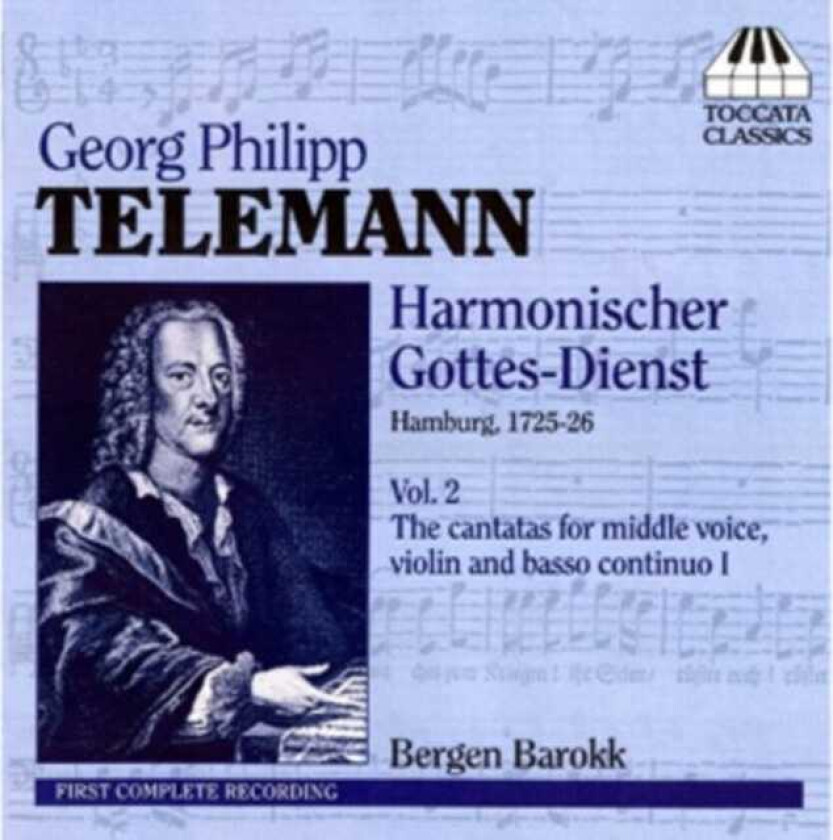 Bergen Barokk  G.P. Telemann: Harmonischer GottesDienst Vol.2  CD