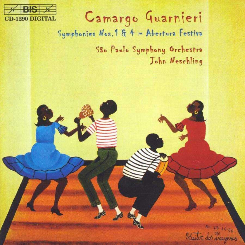 Mozart Camargo Guarnieri, John Neschling, São Paulo Symphony Orchestra Guarnieri: Symphonies Nos 1 and 4 CD
