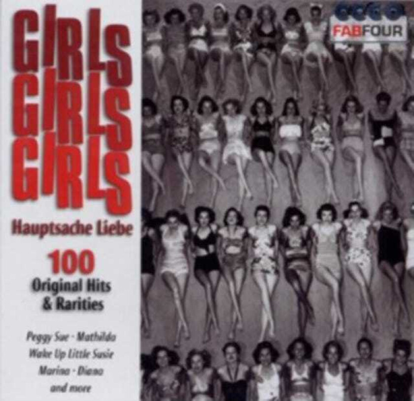 Diverse Pop Girls Girls Girls 100 Original Hits And Rarities CD