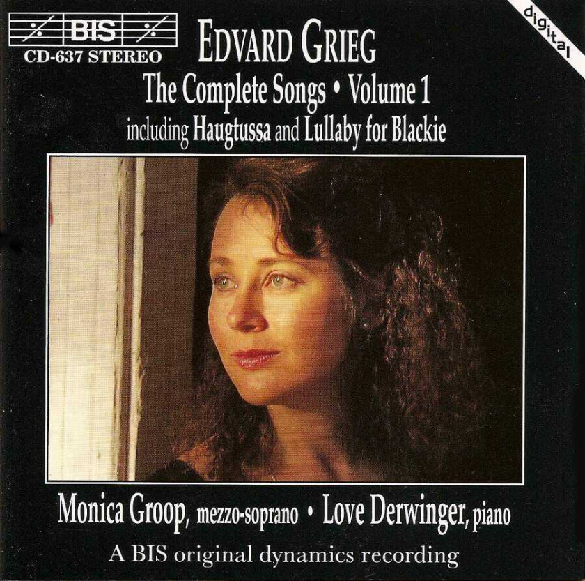 Love Derwinger, Monica Groop, Robert Von Bahr Grieg: Songs, Vol. 1 CD