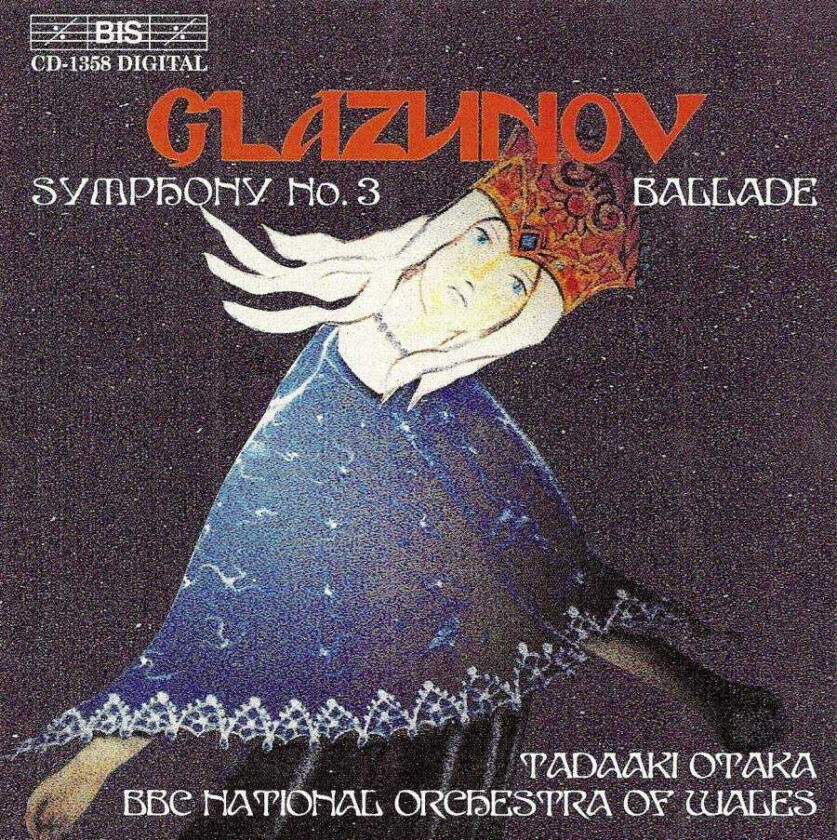 BBC National Orchestra Of Wales, Tadaaki Otaka  Glazunov: Symphony No 3; Ballade  CD