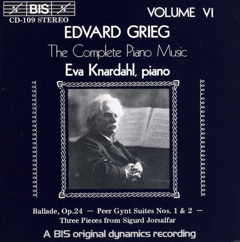 Eva Knardahl  Grieg: Piano Works, Vol. 6  CD