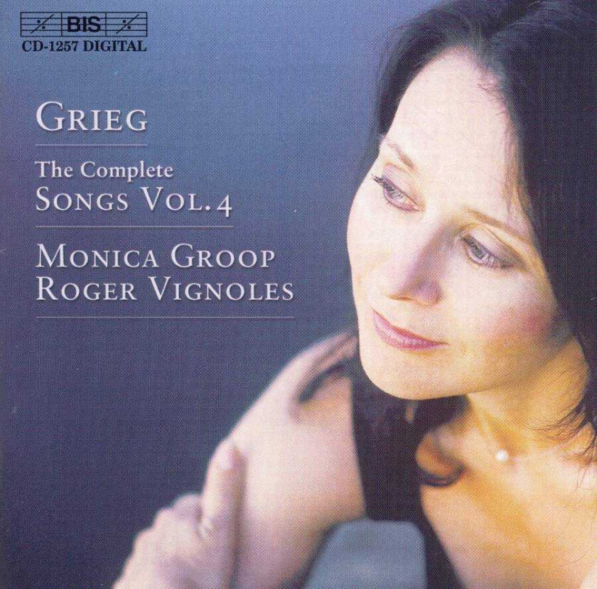 Monica Groop, Roger Vignoles Grieg: Complete Songs, Vol 4 CD