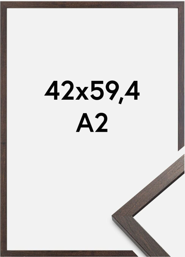 Ramme Trendy Akrylglass Valnøtt 42x59,4 Cm (A2)