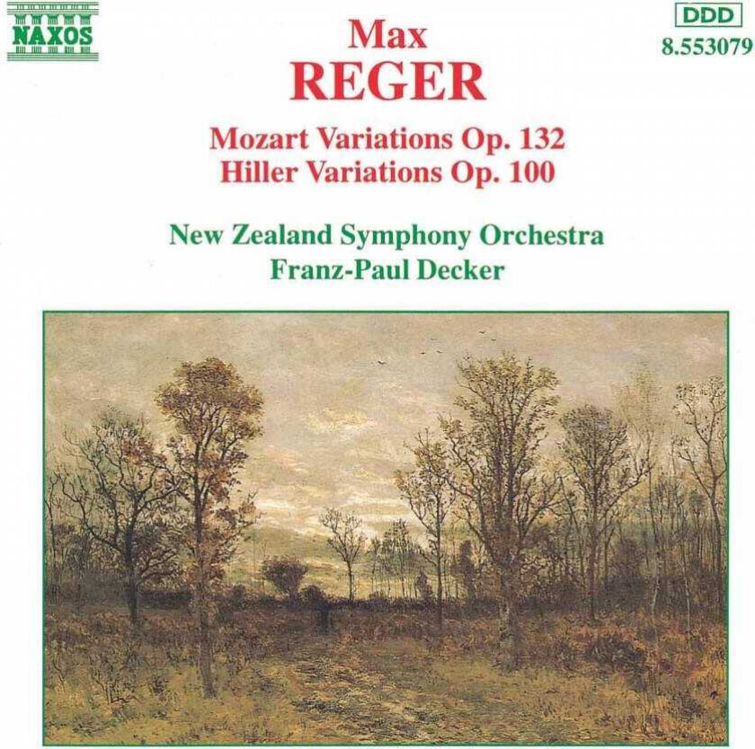 New Zealand Symphony Orchestra, Murray Khouri, Frank Douglas, FranzPaul Decker  Reger: Orchestral Variations  CD