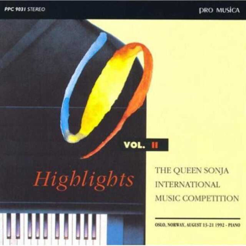 Queen Sonja International Music Competion  Volume 2  CD