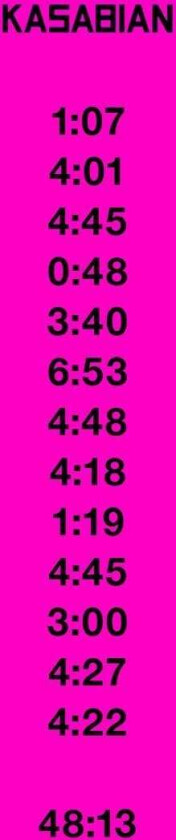 Kasabian 48:13 CD