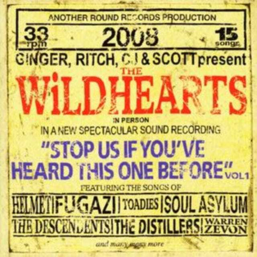 The Wildhearts Stop Us If You've Heard This One Before CD
