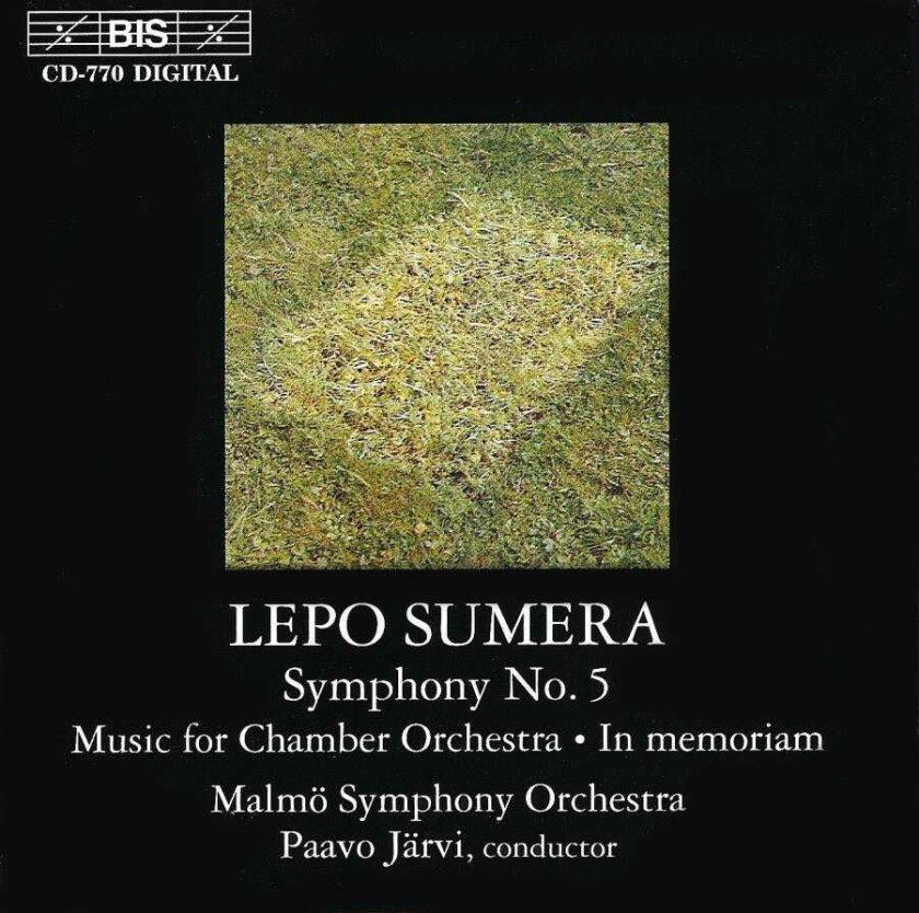Malmö Symphony Orchestra, Hans Kipfer, Håvard Lysebo, Lepo Sumera, Paavo Järvi Sumera: Symphony No 5;Music for Chamber Orchestra etc CD