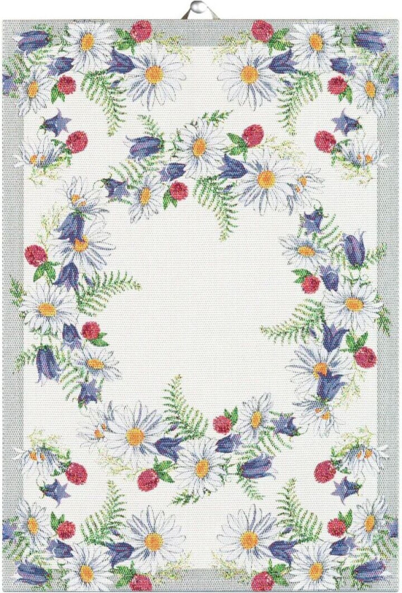 Blomkrans kjøkkenhåndkle 35x50 cm Multi