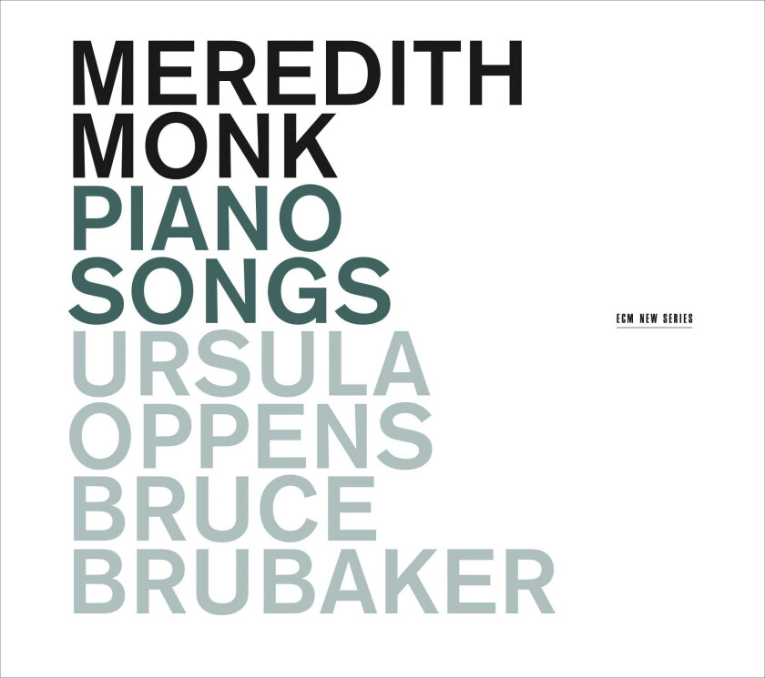 Meredith Monk Piano Songs CD