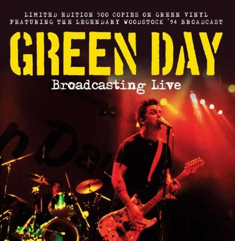 Green Day Broadcasting Live LP/Vinyl