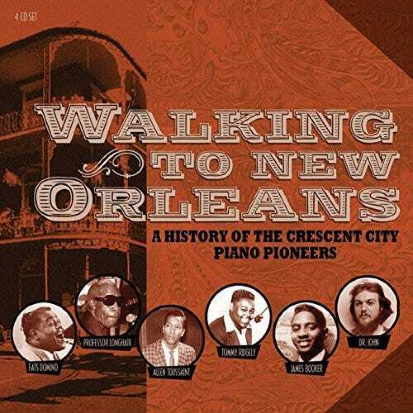 Diverse Artister, Diverse Jazz, Diverse Rock Walking To New Orleans: A History Of The Crescent City Piano Pioneers CD