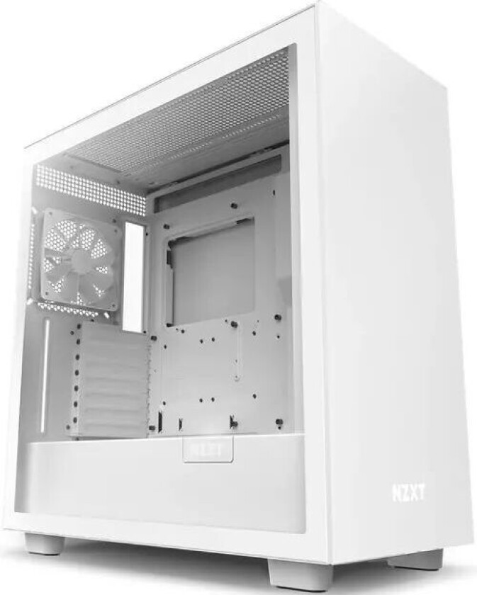 Nzxt H7 Matte White Mid Tower Case Hvit