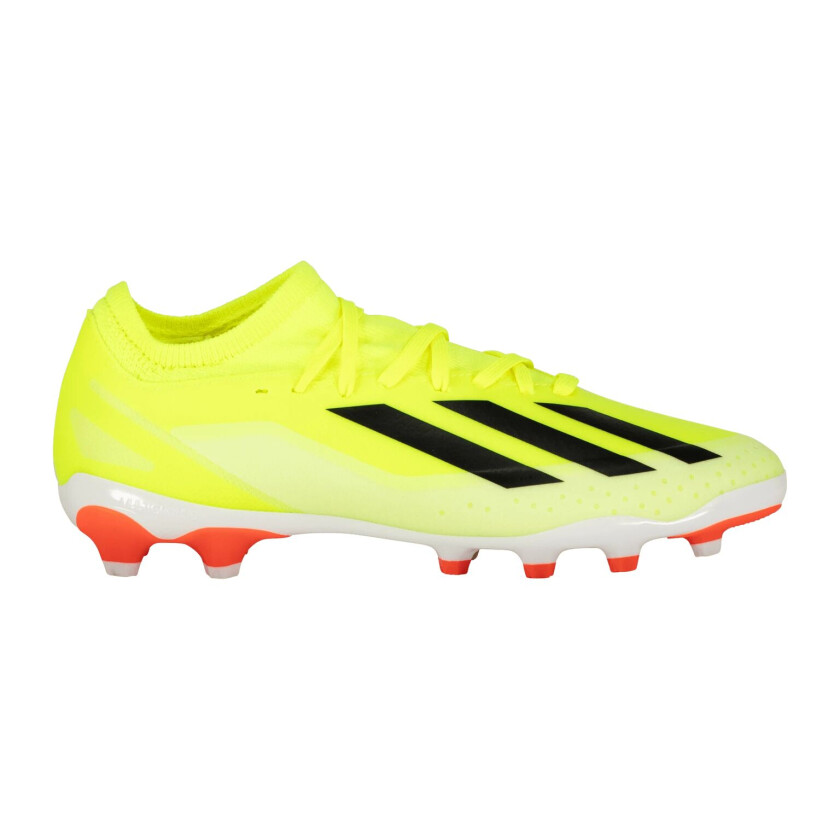 adidas X Crazyfast League MG / Q1 24, fotballsko gress og kunstgress, junior Team Solar Yellow 2/