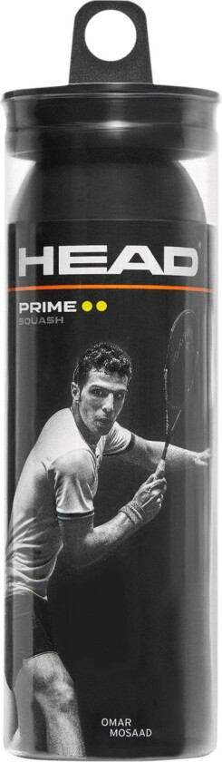 Head Prime 3-ball Can, squashball Double Yellow