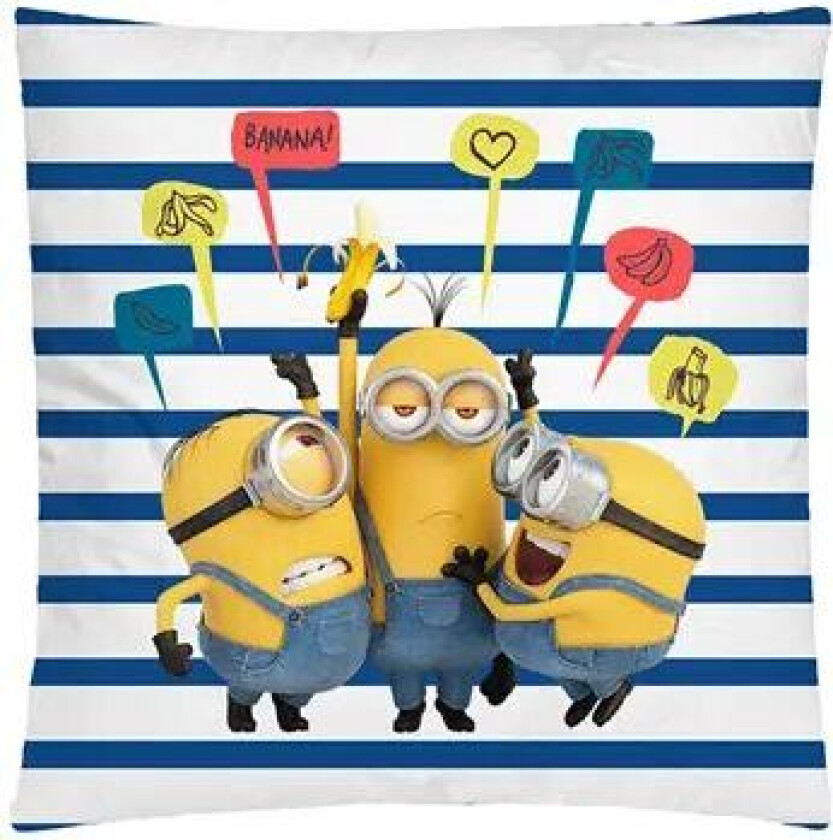 Pyntepute barn - 40x40 cm - Minions - Deilig pyntepute til barnerommet