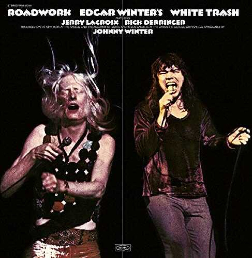 Edgar Winter's White Trash, Edgar Winter Roadwork LP/Vinyl
