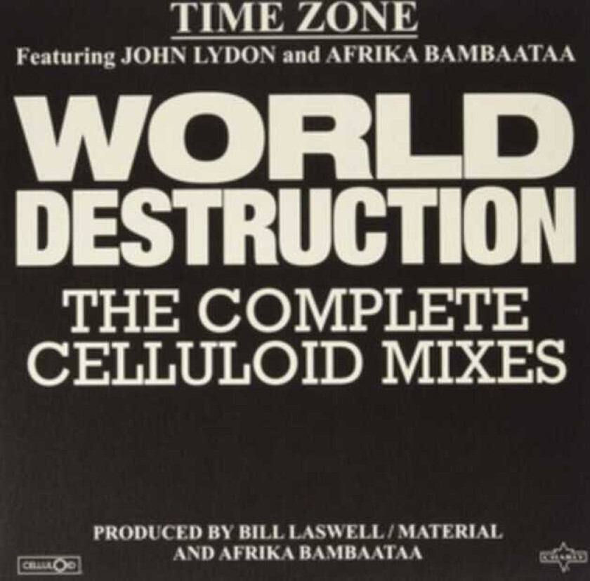 Time Zone World Destruction Feat. John Lydon & Afrika Bambaataa Rsd 2017 LP/Vinyl