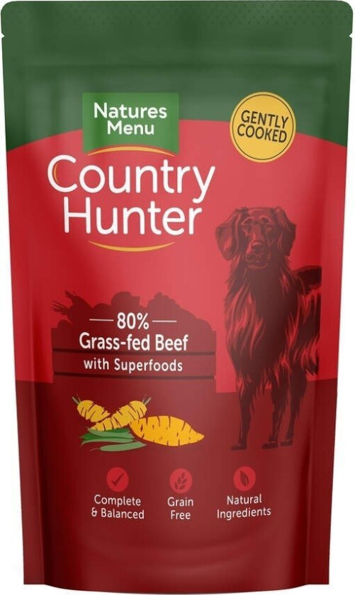 Natures:menu Country Hunter Dog Grass Glazed Beef 150 g