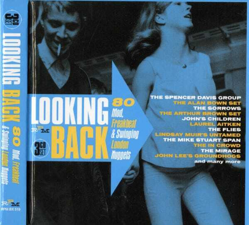 Diverse Artister, Diverse Rock  Looking Back: 80 Mod, Freakbeat & Swinging London Nuggets  CD