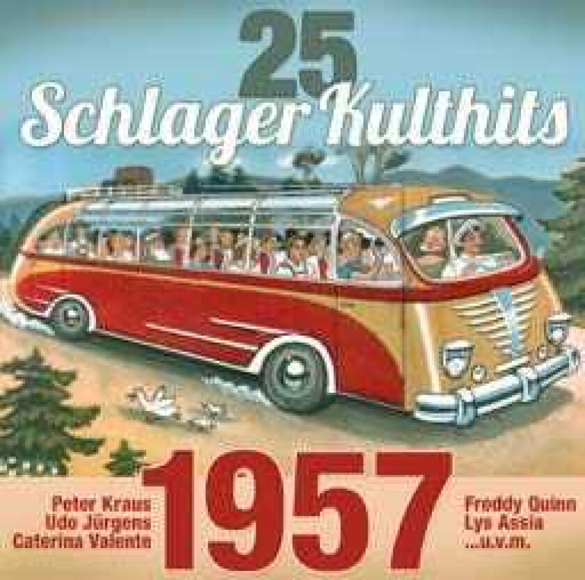 Diverse Artister 25 Schlager Kulthits 1957 CD