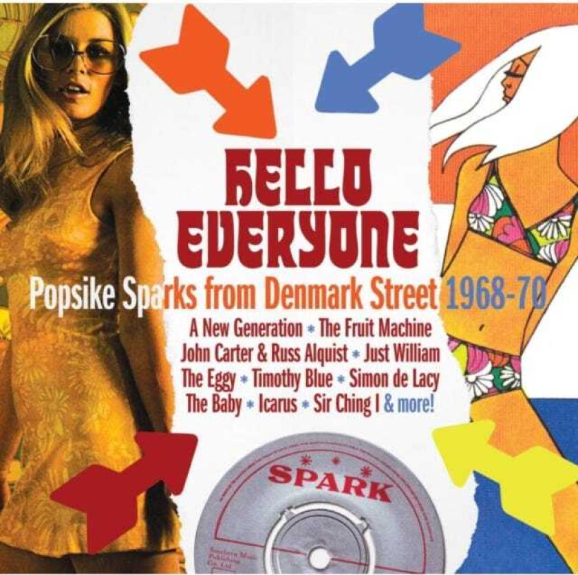 Diverse Artister, Diverse Rock Hello Everyone Popsike Sparks From Denmark Street 196870 CD