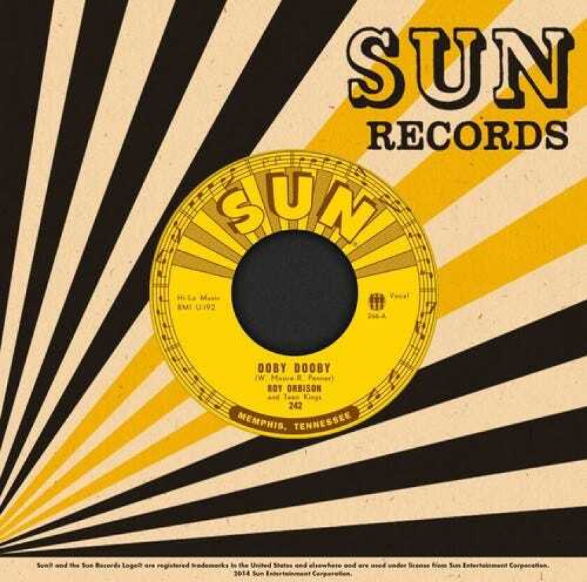Roy Orbison Ooby Dooby B/W Go! Go! Go! (Sun Records Reissue) LP/Vinyl