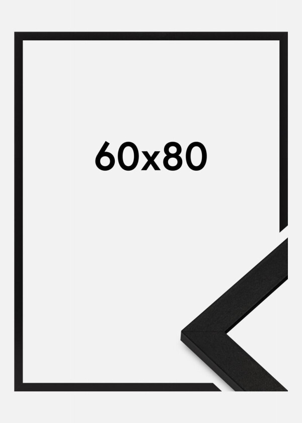 Ramme Bga Classic Akrylglass Svart 60x80 Cm