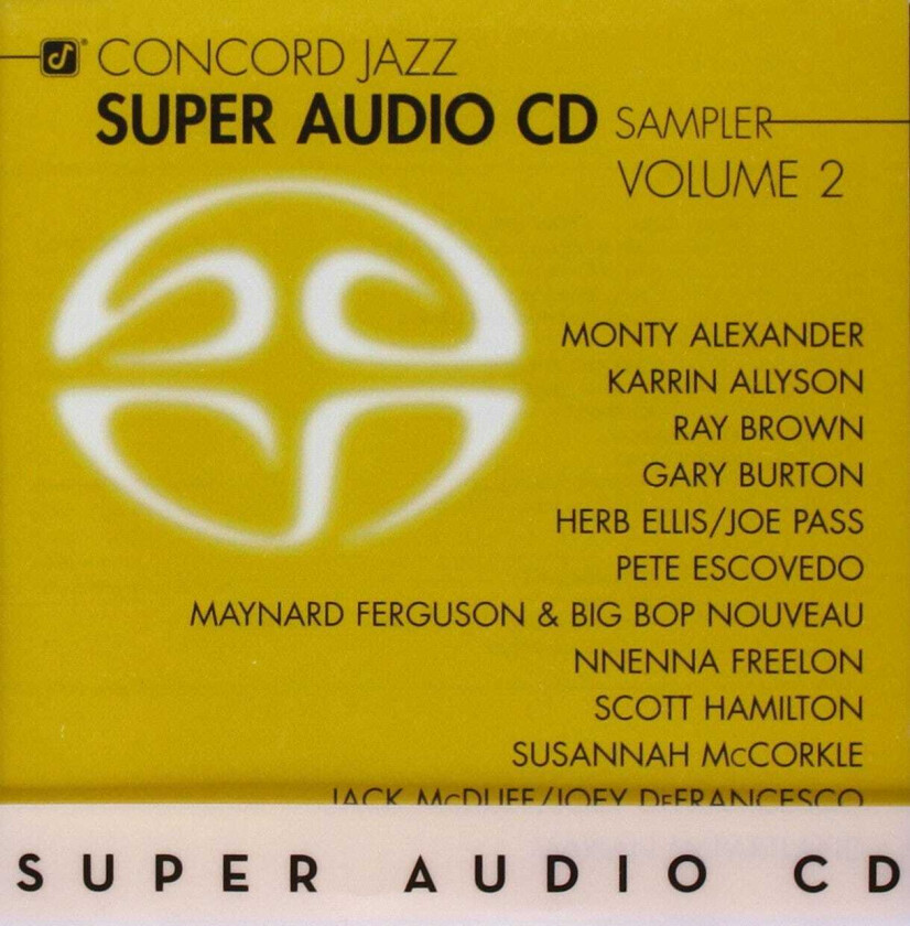 Diverse Jazz Concord Jazz Super Audio CD Sampler 2 CD