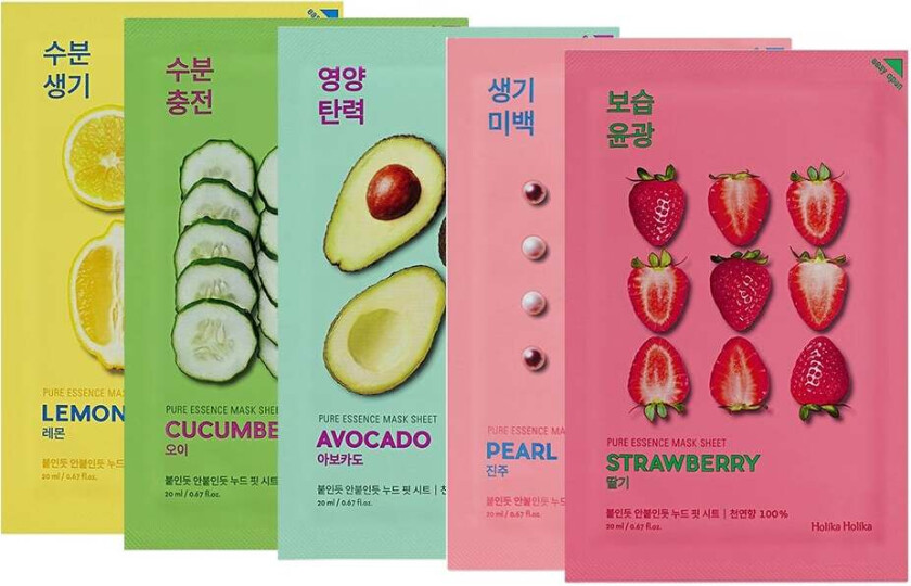 Pure Essence Mask Sheet Strawberry Sheet Strawberry