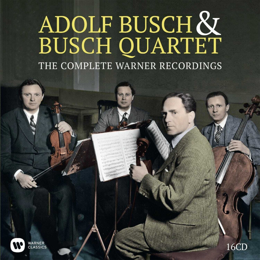 Busch Quartet  Adolf Busch & Busch Quartet  The Complete Warner Recordings  CD