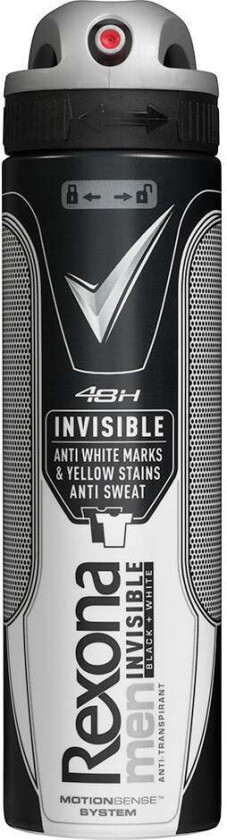 Men Invisible On Black & White Clothes Spray 150 ml