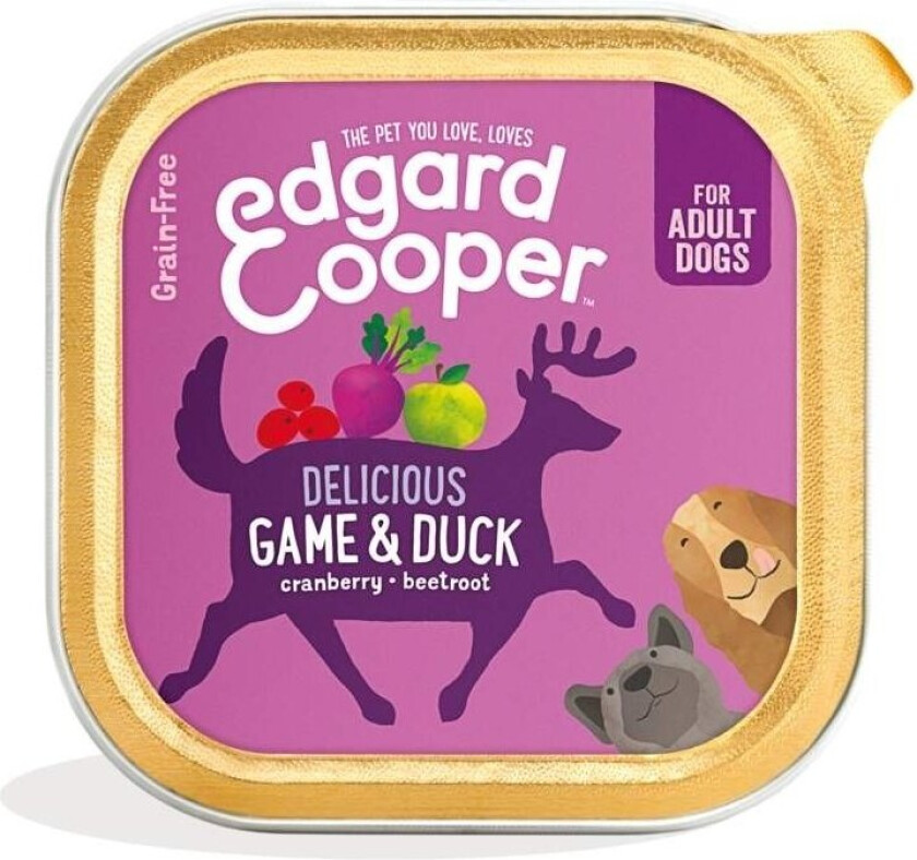 Edgard & Cooper Dog Game & Duck (300 g)