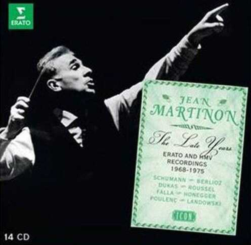 Jean Martinon Jean Martinon Icon: The Late Years Erato And HMV Recordings 19681975 CD