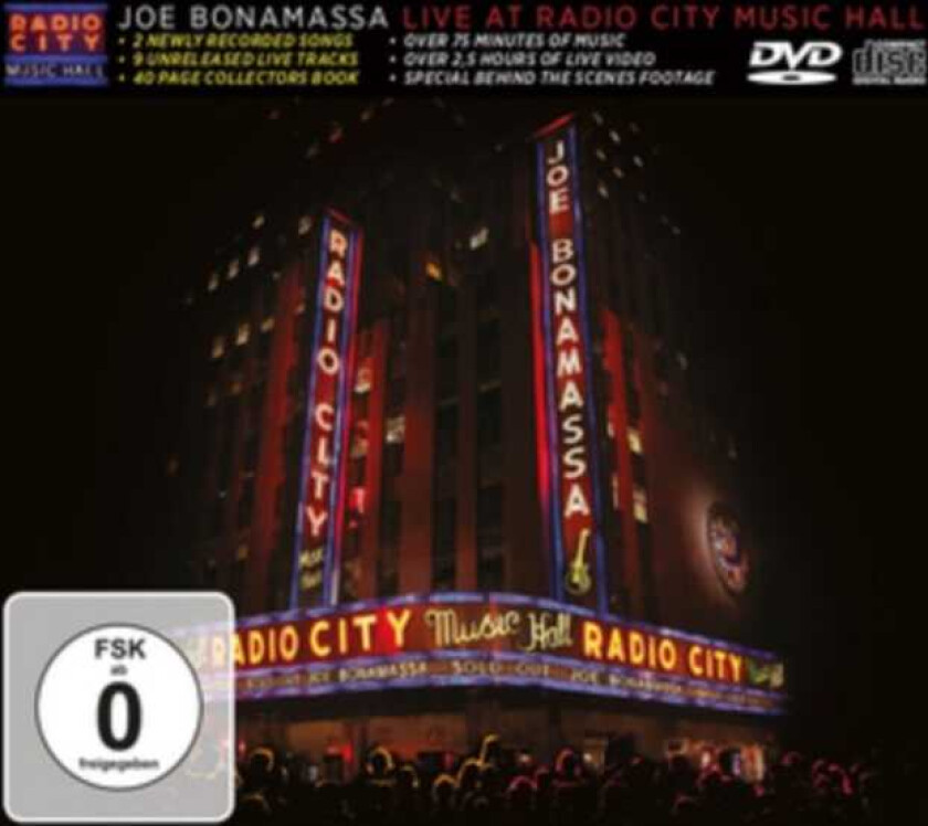 Joe Bonamassa Radio City Music Hall CD