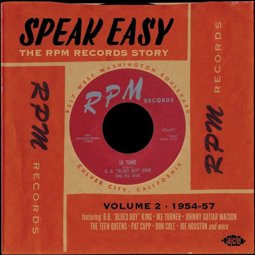 Diverse Artister Speak Easy The RPM Records Story Vol. 2 195457 CD